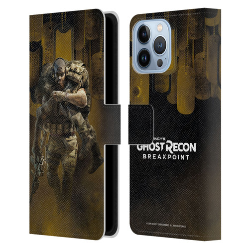 Tom Clancy's Ghost Recon Breakpoint Character Art Nomad Poster Leather Book Wallet Case Cover For Apple iPhone 13 Pro Max
