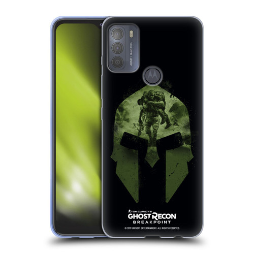 Tom Clancy's Ghost Recon Breakpoint Graphics Nomad Logo Soft Gel Case for Motorola Moto G50