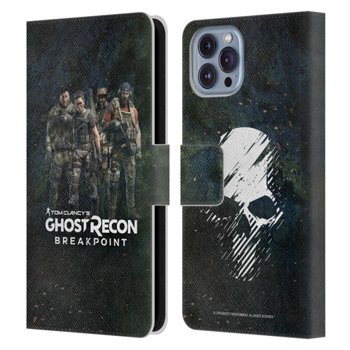 Tom Clancy's Ghost Recon Breakpoint Character Art The Ghosts Leather Book Wallet Case Cover For Apple iPhone 14