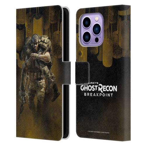 Tom Clancy's Ghost Recon Breakpoint Character Art Nomad Poster Leather Book Wallet Case Cover For Apple iPhone 14 Pro Max