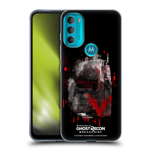 Tom Clancy's Ghost Recon Breakpoint Graphics Wolves Soft Gel Case for Motorola Moto G71 5G