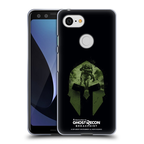 Tom Clancy's Ghost Recon Breakpoint Graphics Nomad Logo Soft Gel Case for Google Pixel 3