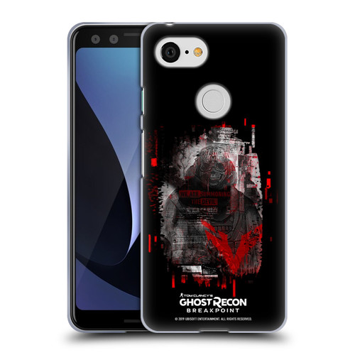 Tom Clancy's Ghost Recon Breakpoint Graphics Wolves Soft Gel Case for Google Pixel 3