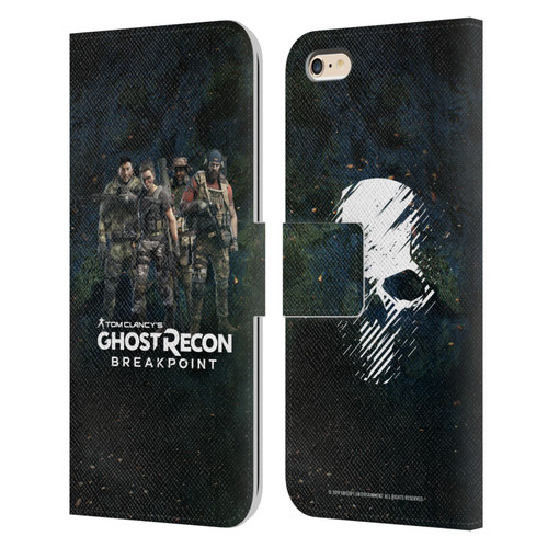 Tom Clancy's Ghost Recon Breakpoint Character Art The Ghosts Leather Book Wallet Case Cover For Apple iPhone 6 Plus / iPhone 6s Plus