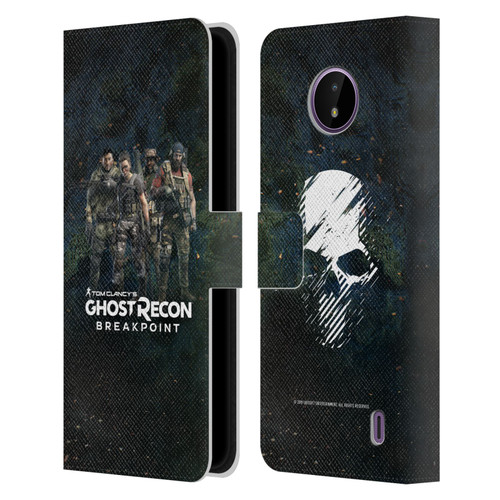 Tom Clancy's Ghost Recon Breakpoint Character Art The Ghosts Leather Book Wallet Case Cover For Nokia C10 / C20