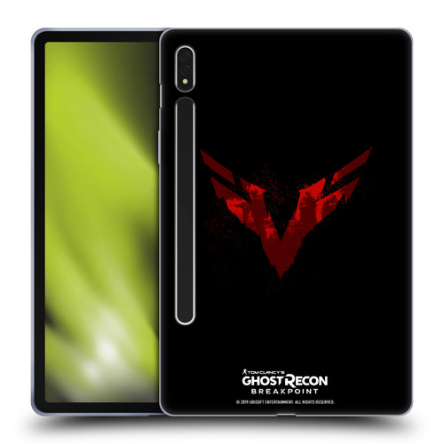 Tom Clancy's Ghost Recon Breakpoint Graphics Wolves Logo Soft Gel Case for Samsung Galaxy Tab S8