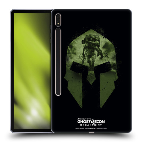 Tom Clancy's Ghost Recon Breakpoint Graphics Nomad Logo Soft Gel Case for Samsung Galaxy Tab S8 Plus