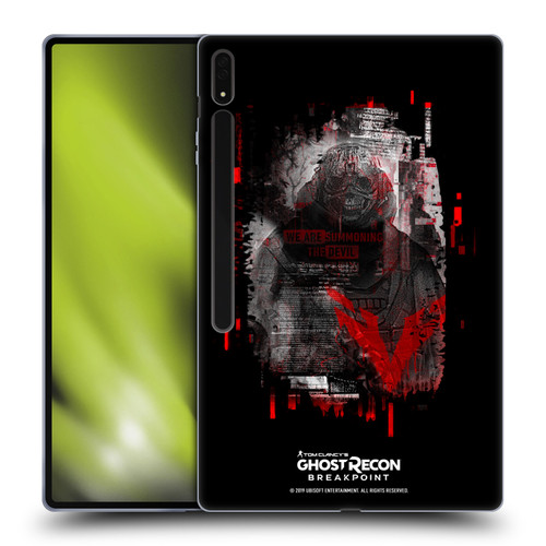 Tom Clancy's Ghost Recon Breakpoint Graphics Wolves Soft Gel Case for Samsung Galaxy Tab S8 Ultra