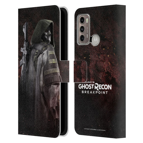 Tom Clancy's Ghost Recon Breakpoint Character Art Colonel Walker Leather Book Wallet Case Cover For Motorola Moto G60 / Moto G40 Fusion