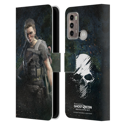 Tom Clancy's Ghost Recon Breakpoint Character Art Fury Leather Book Wallet Case Cover For Motorola Moto G60 / Moto G40 Fusion