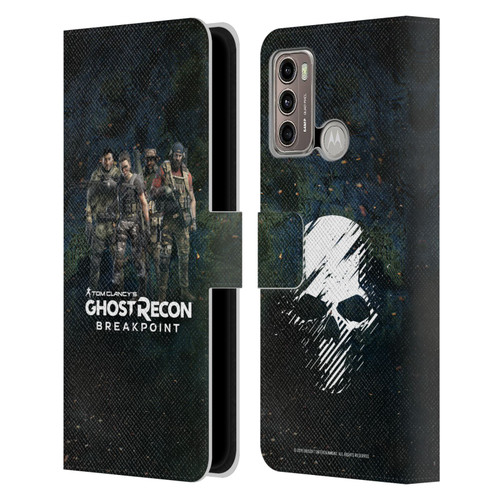 Tom Clancy's Ghost Recon Breakpoint Character Art The Ghosts Leather Book Wallet Case Cover For Motorola Moto G60 / Moto G40 Fusion