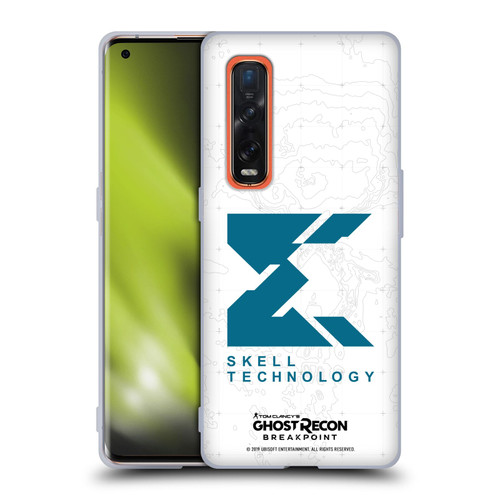 Tom Clancy's Ghost Recon Breakpoint Graphics Skell Technology Logo Soft Gel Case for OPPO Find X2 Pro 5G