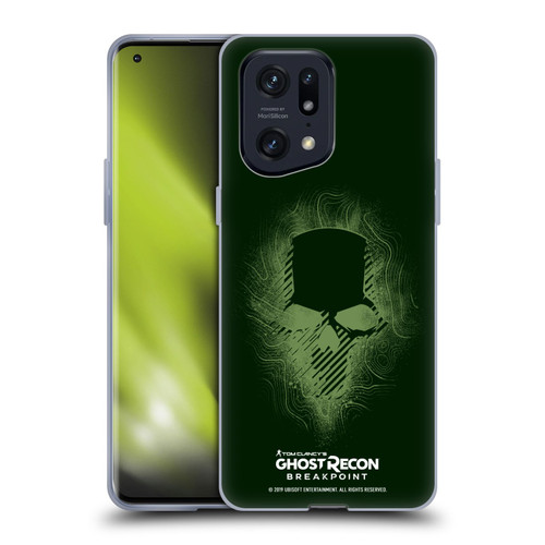 Tom Clancy's Ghost Recon Breakpoint Graphics Ghosts Logo Soft Gel Case for OPPO Find X5 Pro
