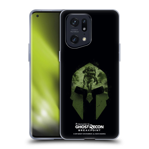 Tom Clancy's Ghost Recon Breakpoint Graphics Nomad Logo Soft Gel Case for OPPO Find X5 Pro