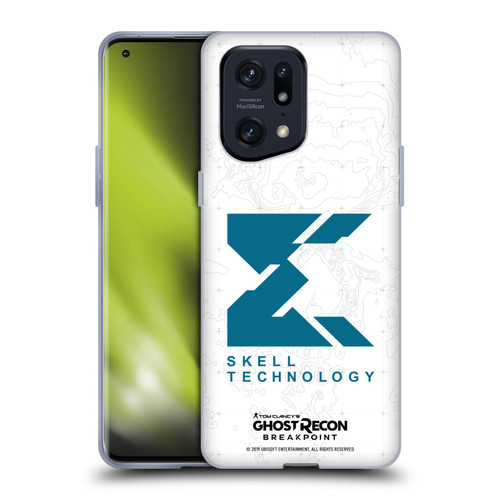 Tom Clancy's Ghost Recon Breakpoint Graphics Skell Technology Logo Soft Gel Case for OPPO Find X5 Pro