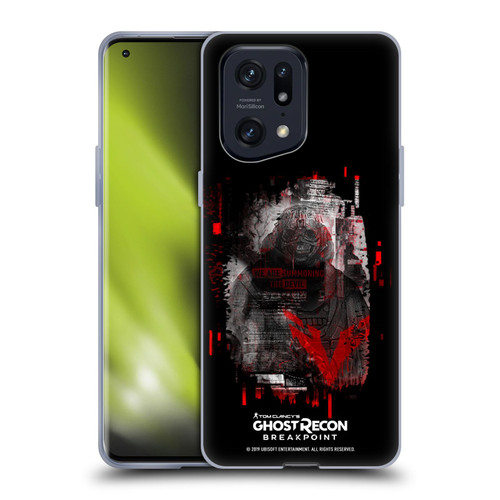 Tom Clancy's Ghost Recon Breakpoint Graphics Wolves Soft Gel Case for OPPO Find X5 Pro