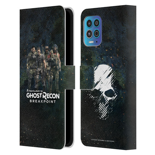 Tom Clancy's Ghost Recon Breakpoint Character Art The Ghosts Leather Book Wallet Case Cover For Motorola Moto G100