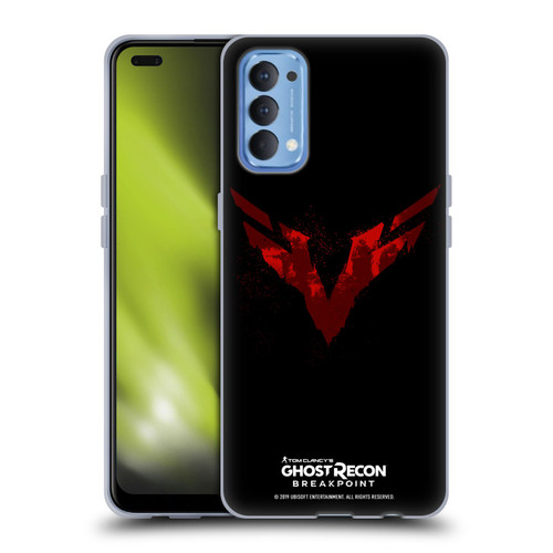 Tom Clancy's Ghost Recon Breakpoint Graphics Wolves Logo Soft Gel Case for OPPO Reno 4 5G