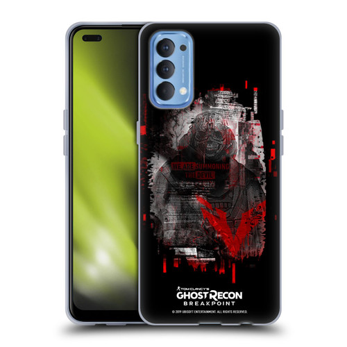 Tom Clancy's Ghost Recon Breakpoint Graphics Wolves Soft Gel Case for OPPO Reno 4 5G