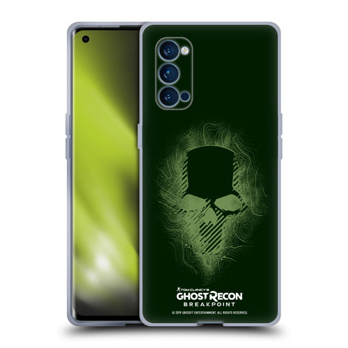Tom Clancy's Ghost Recon Breakpoint Graphics Ghosts Logo Soft Gel Case for OPPO Reno 4 Pro 5G