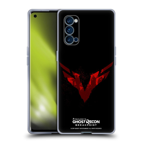 Tom Clancy's Ghost Recon Breakpoint Graphics Wolves Logo Soft Gel Case for OPPO Reno 4 Pro 5G