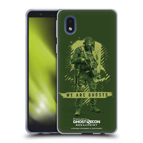 Tom Clancy's Ghost Recon Breakpoint Graphics We Are Ghosts Soft Gel Case for Samsung Galaxy A01 Core (2020)