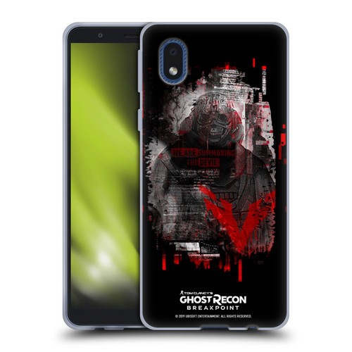 Tom Clancy's Ghost Recon Breakpoint Graphics Wolves Soft Gel Case for Samsung Galaxy A01 Core (2020)