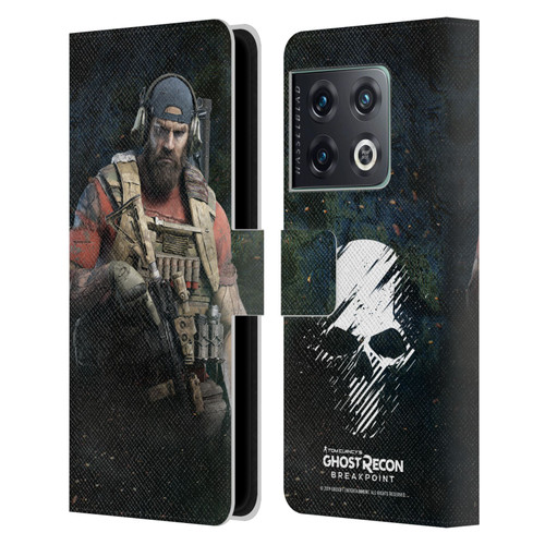 Tom Clancy's Ghost Recon Breakpoint Character Art Nomad Leather Book Wallet Case Cover For OnePlus 10 Pro