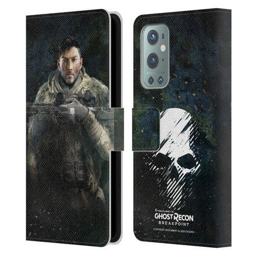 Tom Clancy's Ghost Recon Breakpoint Character Art Vasily Leather Book Wallet Case Cover For OnePlus 9