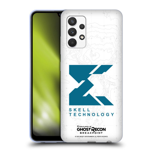 Tom Clancy's Ghost Recon Breakpoint Graphics Skell Technology Logo Soft Gel Case for Samsung Galaxy A32 (2021)