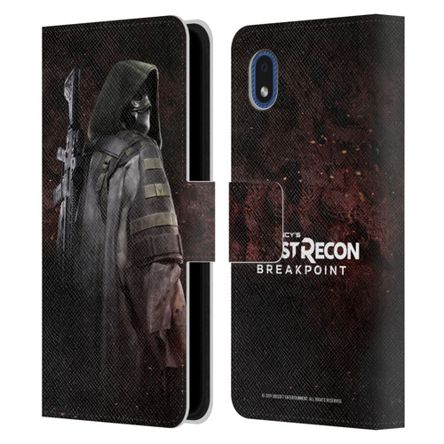 Tom Clancy's Ghost Recon Breakpoint Character Art Colonel Walker Leather Book Wallet Case Cover For Samsung Galaxy A01 Core (2020)