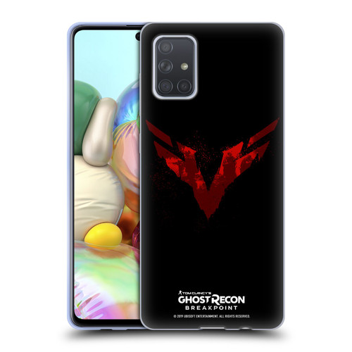 Tom Clancy's Ghost Recon Breakpoint Graphics Wolves Logo Soft Gel Case for Samsung Galaxy A71 (2019)