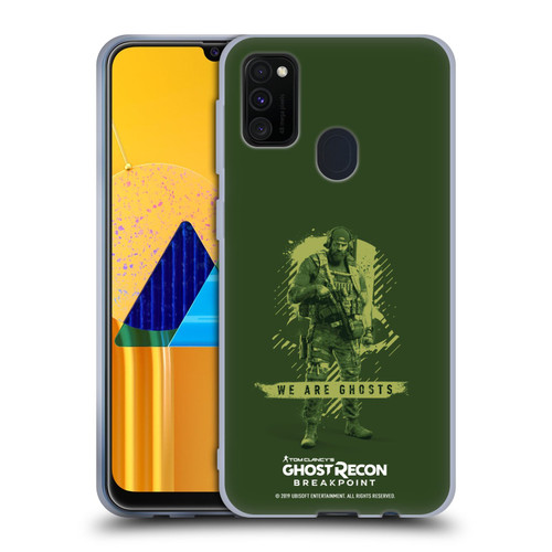 Tom Clancy's Ghost Recon Breakpoint Graphics We Are Ghosts Soft Gel Case for Samsung Galaxy M30s (2019)/M21 (2020)