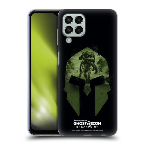 Tom Clancy's Ghost Recon Breakpoint Graphics Nomad Logo Soft Gel Case for Samsung Galaxy M33 (2022)