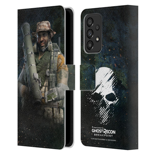 Tom Clancy's Ghost Recon Breakpoint Character Art Fixit Leather Book Wallet Case Cover For Samsung Galaxy A33 5G (2022)