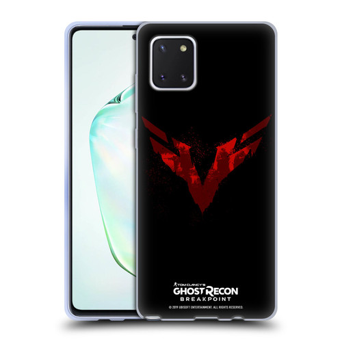 Tom Clancy's Ghost Recon Breakpoint Graphics Wolves Logo Soft Gel Case for Samsung Galaxy Note10 Lite