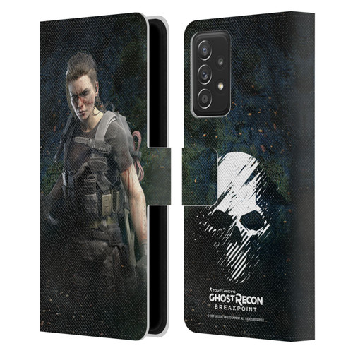 Tom Clancy's Ghost Recon Breakpoint Character Art Fury Leather Book Wallet Case Cover For Samsung Galaxy A52 / A52s / 5G (2021)