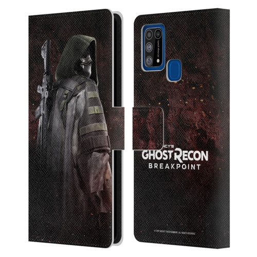 Tom Clancy's Ghost Recon Breakpoint Character Art Colonel Walker Leather Book Wallet Case Cover For Samsung Galaxy M31 (2020)