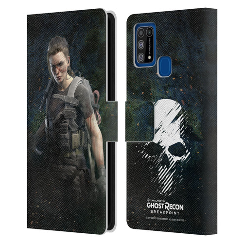 Tom Clancy's Ghost Recon Breakpoint Character Art Fury Leather Book Wallet Case Cover For Samsung Galaxy M31 (2020)