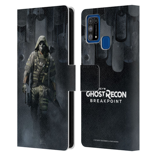 Tom Clancy's Ghost Recon Breakpoint Character Art Walker Poster Leather Book Wallet Case Cover For Samsung Galaxy M31 (2020)