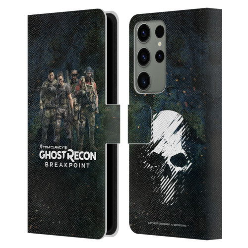 Tom Clancy's Ghost Recon Breakpoint Character Art The Ghosts Leather Book Wallet Case Cover For Samsung Galaxy S23 Ultra 5G