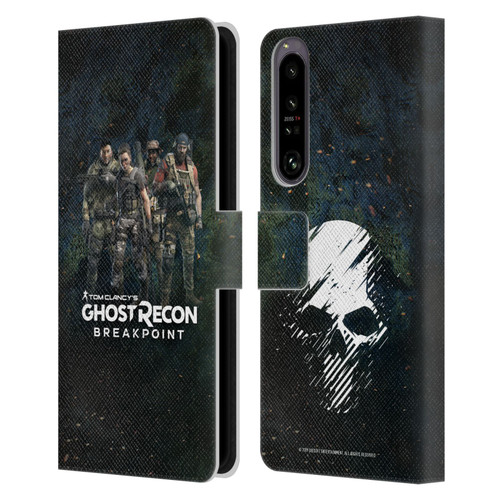 Tom Clancy's Ghost Recon Breakpoint Character Art The Ghosts Leather Book Wallet Case Cover For Sony Xperia 1 IV