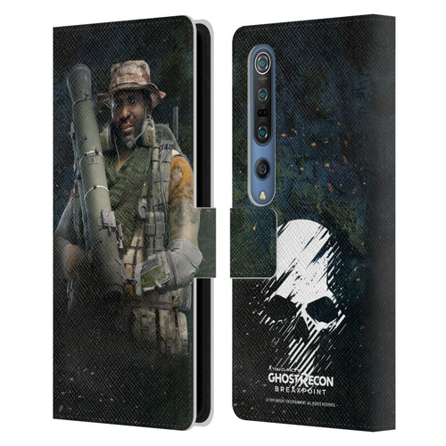 Tom Clancy's Ghost Recon Breakpoint Character Art Fixit Leather Book Wallet Case Cover For Xiaomi Mi 10 5G / Mi 10 Pro 5G