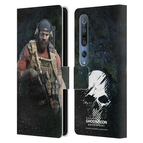 Tom Clancy's Ghost Recon Breakpoint Character Art Nomad Leather Book Wallet Case Cover For Xiaomi Mi 10 5G / Mi 10 Pro 5G