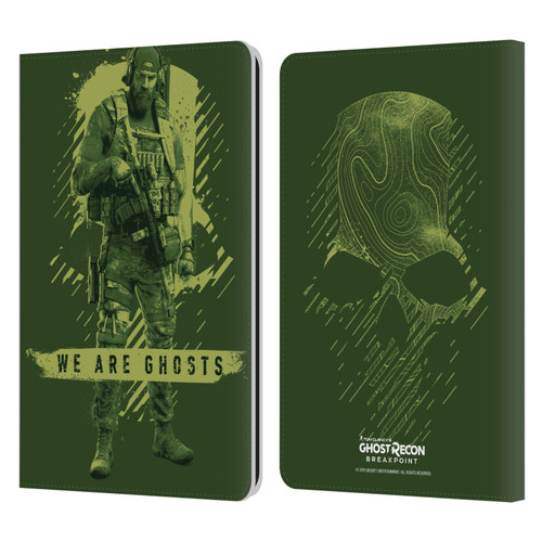 Tom Clancy's Ghost Recon Breakpoint Graphics We Are Ghosts Leather Book Wallet Case Cover For Amazon Kindle Paperwhite 1 / 2 / 3
