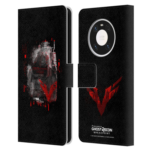 Tom Clancy's Ghost Recon Breakpoint Graphics Wolves Leather Book Wallet Case Cover For Huawei Mate 40 Pro 5G