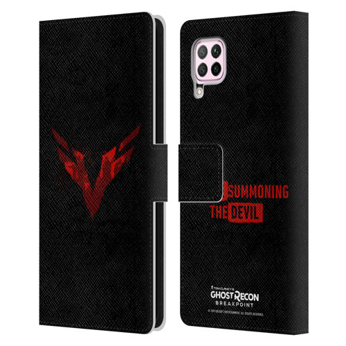 Tom Clancy's Ghost Recon Breakpoint Graphics Wolves Logo Leather Book Wallet Case Cover For Huawei Nova 6 SE / P40 Lite