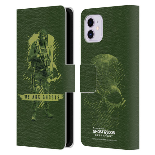 Tom Clancy's Ghost Recon Breakpoint Graphics We Are Ghosts Leather Book Wallet Case Cover For Apple iPhone 11