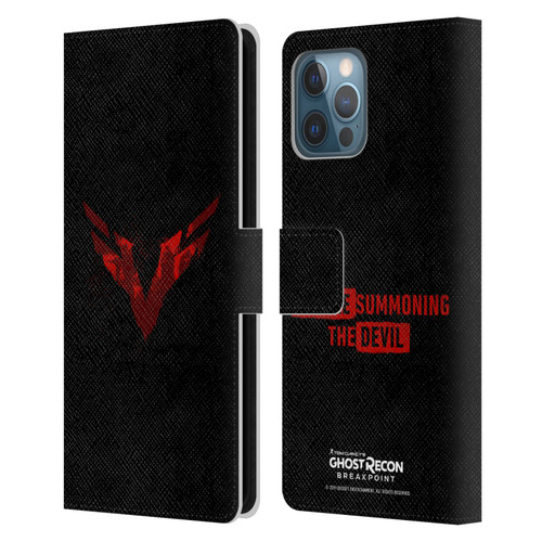Tom Clancy's Ghost Recon Breakpoint Graphics Wolves Logo Leather Book Wallet Case Cover For Apple iPhone 12 Pro Max