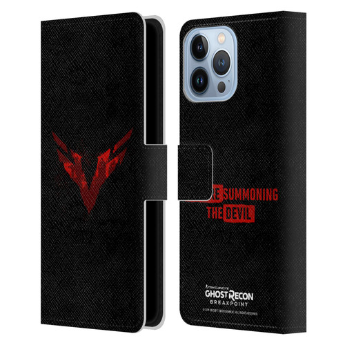 Tom Clancy's Ghost Recon Breakpoint Graphics Wolves Logo Leather Book Wallet Case Cover For Apple iPhone 13 Pro Max